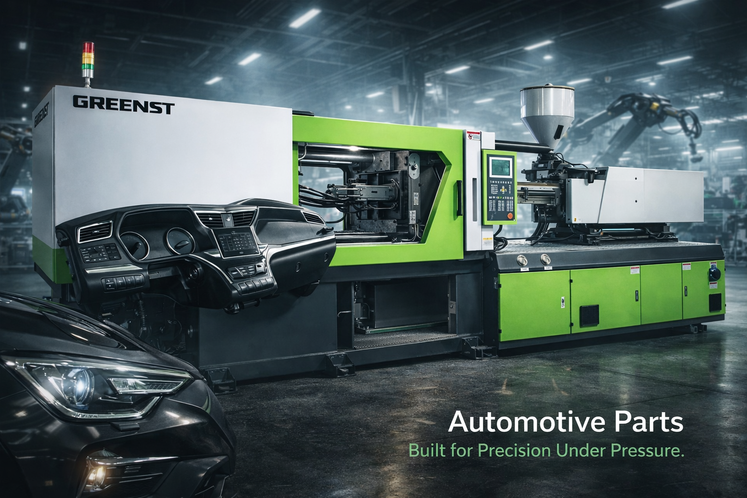 Automotive plastic parts injection molding project