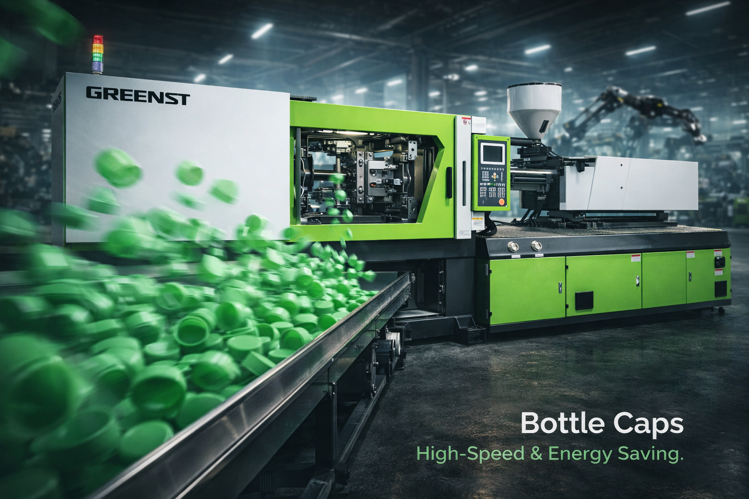 Bottle cap injection molding project