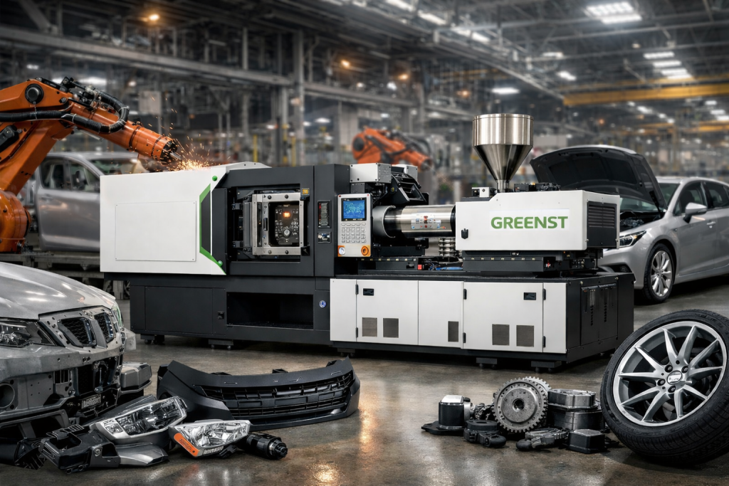 Automotive plastic parts injection molding application