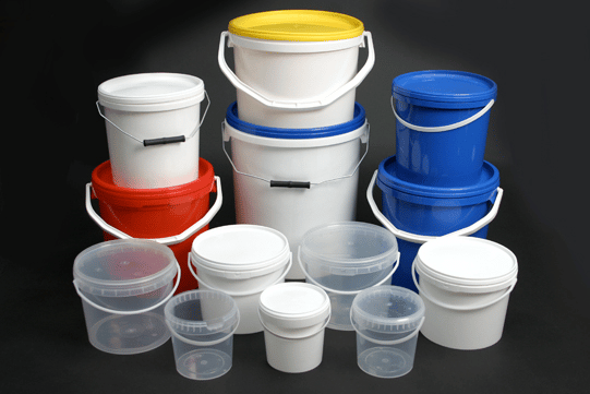 Plastic bucket injection molding application
